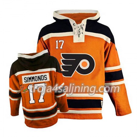 Philadelphia Flyers Wayne Simmonds 17 Orange Sawyer Hooded Sweatshirt - Herr Philadelphia Flyers Wayne Simmonds 17 Orange Sawyer Hooded Sweatshirt - Herr